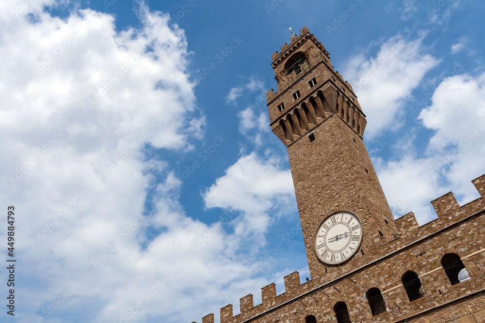 The tower of Palazzo Vecchio in Florence
