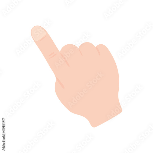 hang touch gesture
