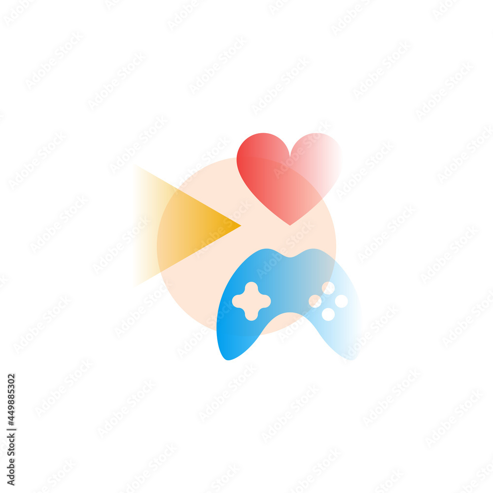 Games. Vector icon in gradient style. Editable illustration Games. Vector icon in gradient style. Editable illustration