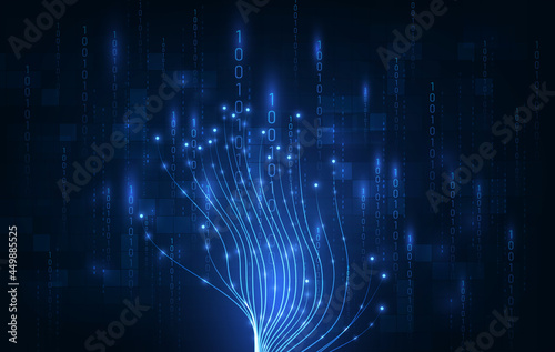 Vector Abstract futuristic technology background concept, Illustration high digital