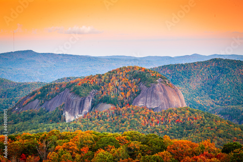 Pisgah National Forest, North Carolina, USA at Looking Glass Rock photo