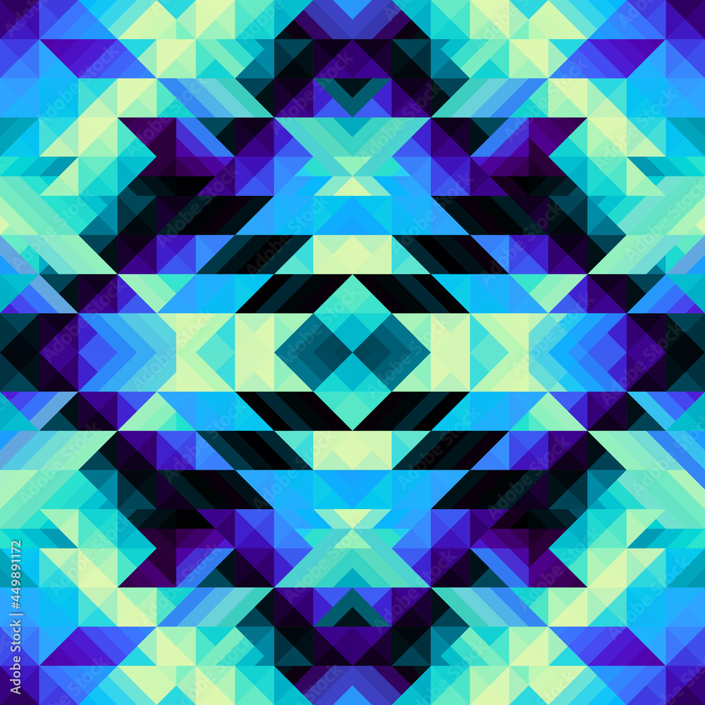 Seamless vector pattern background of a triangles. Seamless vector pattern background of a triangles.