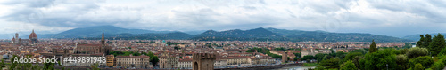 View of the city of Florence from the Piazzale Michelangelo