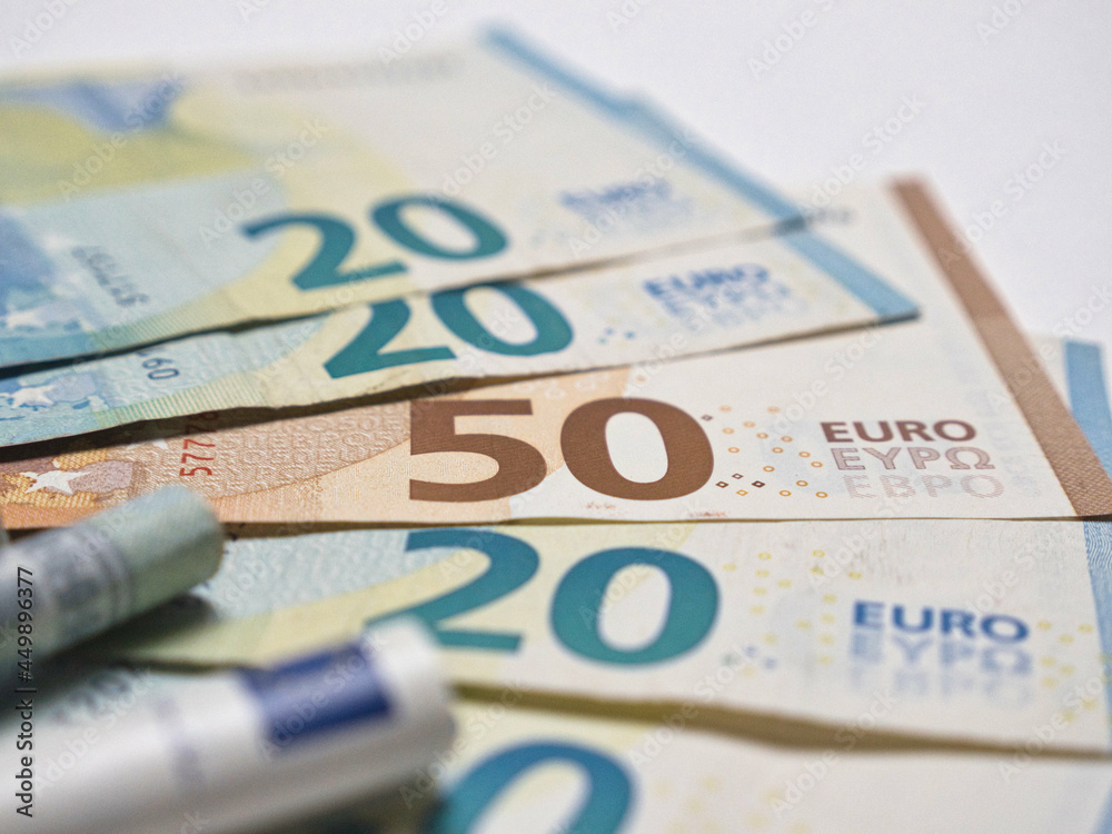 Closeup shot of euro money Closeup shot of euro money
