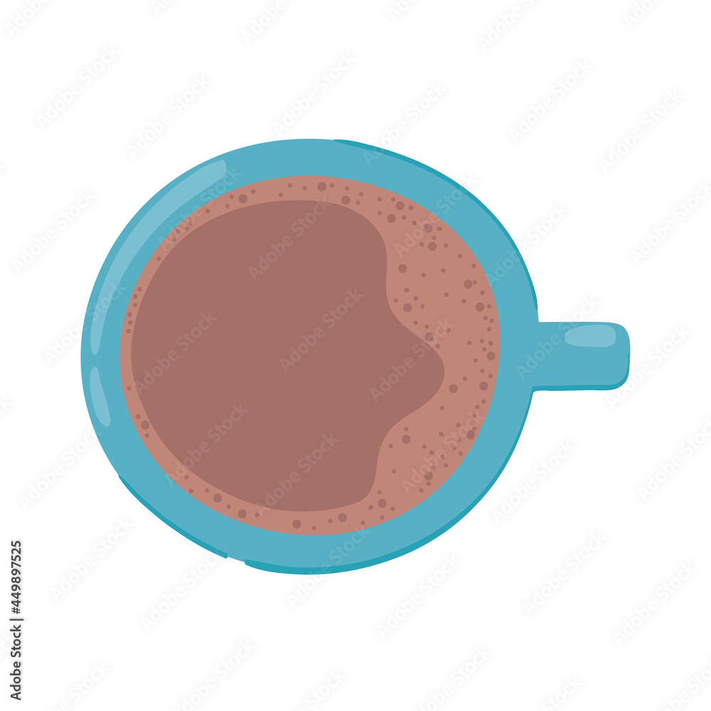 top view coffee cup top view coffee cup