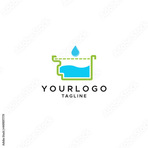 Water from a pitched roof flows down into a valley gutter, a parapet gutter or an eaves gutter.