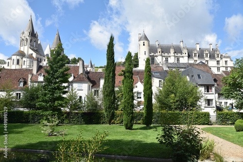 Cité royale de Loches en Touraine, France photo
