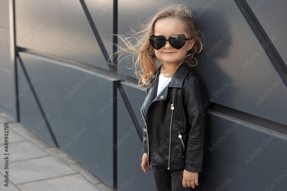 Baby girl hot sale biker jacket