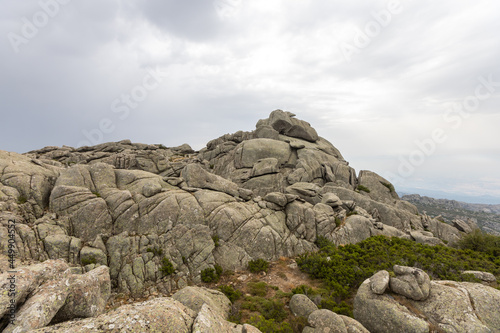 granite formation in the Mount Limbara  massif in northeastern Sardinia  on the border between Gallura and Logudoro. Tempio Pausania  Sassari  Italy  Europe