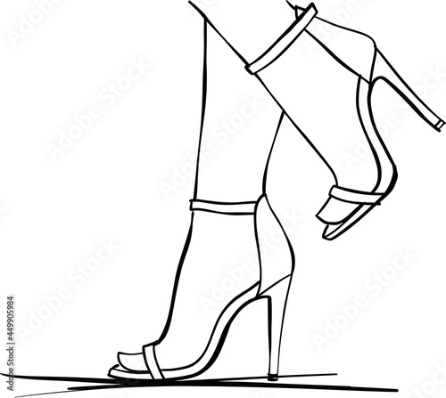 Woman High Heel Shoe