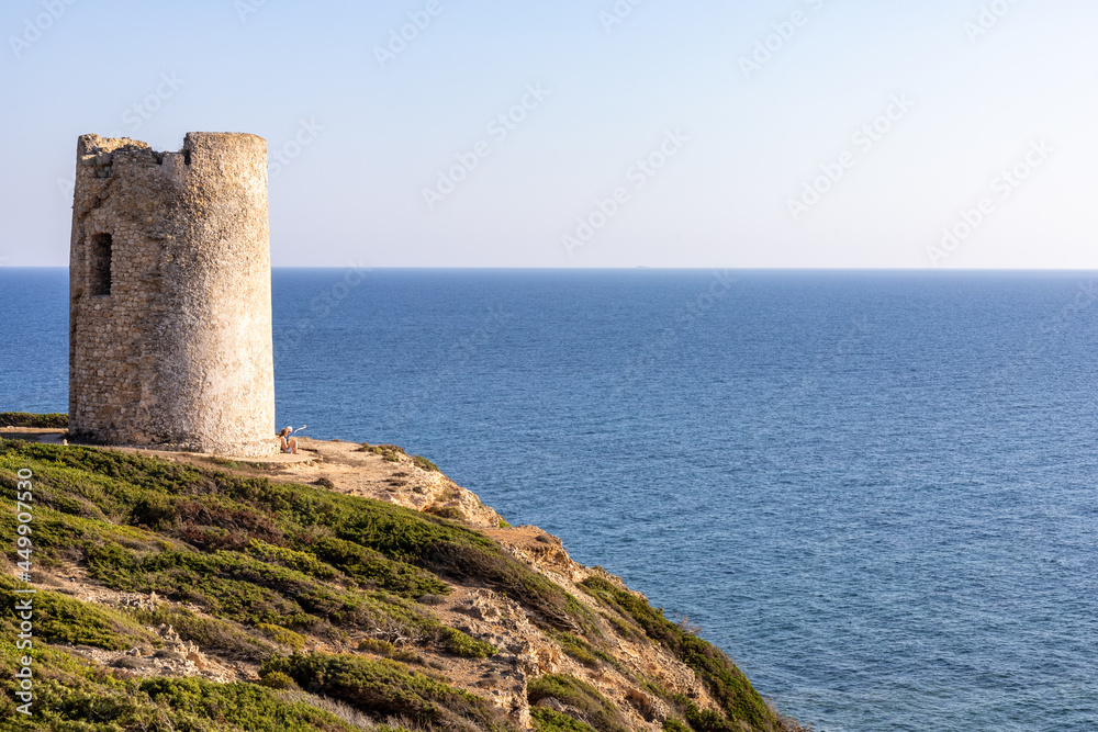 (Tower) Turr'e Sa Mora . Capo Mannu, San Vero Milis, Oristano, Sardinia, Italy, Europe