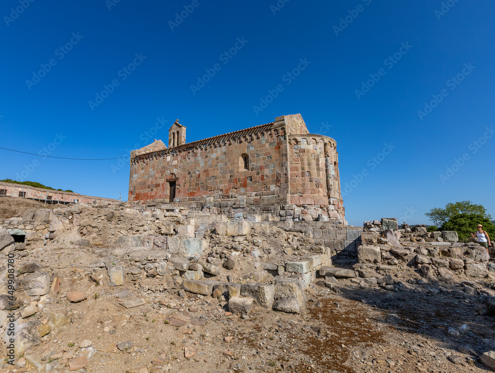 Romanesque Church of San Lussorio, Oristano, Sardinia, Italy