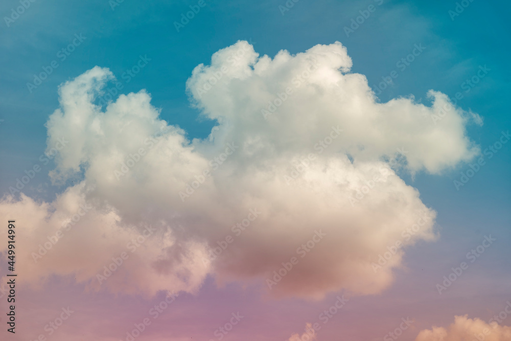 sky pink and blue colors and sky abstract background