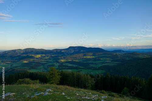 Landscape, beautiful Alps mountains in Austria. © mar1sha