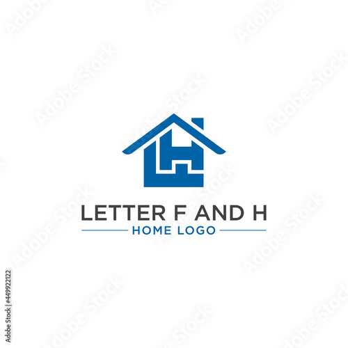 Free Download HOME LOGO LETTER F AND H - GFXLoad