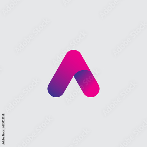 Logo of company, technology, business and online shop