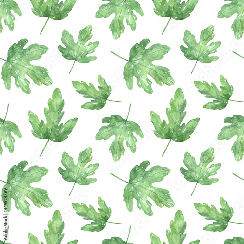 Fig Leaf Seamless Pattern