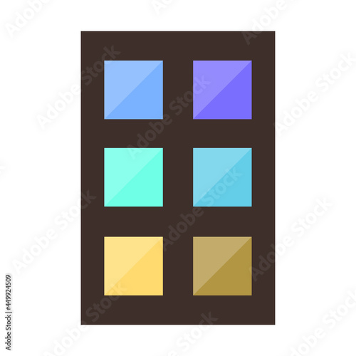 Cosmetic Palette Beauty Make Up Accessory Pattern.