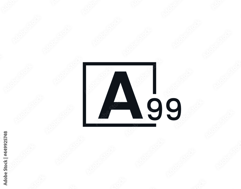 A99, 99A Initial letter logo A99, 99A Initial letter logo