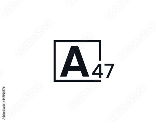 A47, 47A Initial letter logo