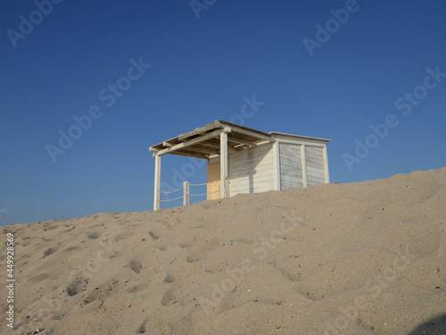 Hütte am Strand