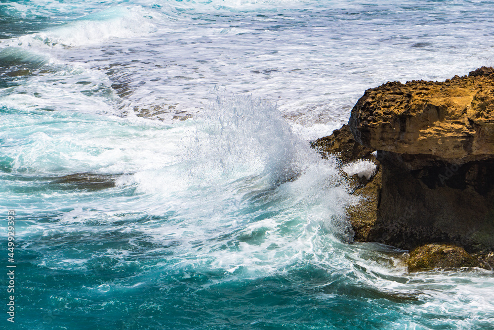 Infinite sea, waves, shore, beach Infinite sea, waves, shore, beach
