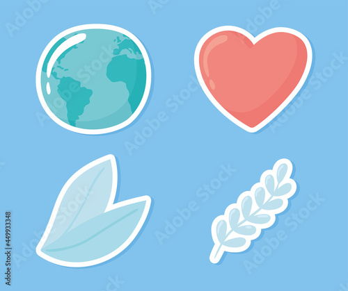 world love heart