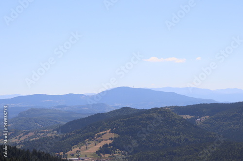 view of the mountains