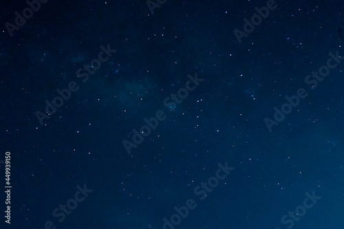 Dark blue starry night sky