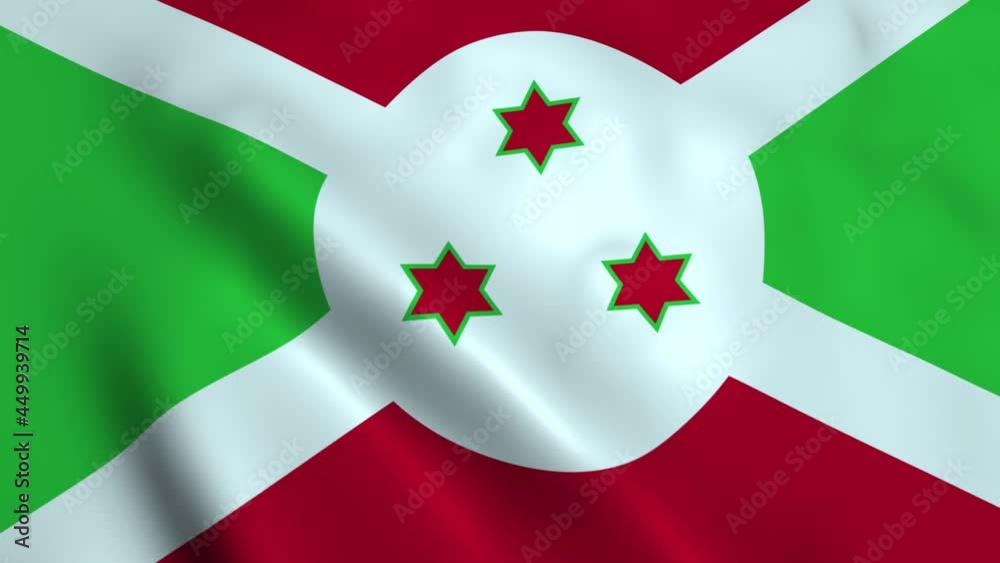 realistic beautiful flag of burundi waving in the wind national in a loop banner emblem symbol patriotic holidays animated 3d background high quality texture realistic beautiful flag of burundi waving in the wind national in a loop banner emblem symbol patriotic holidays animated 3d background high quality texture