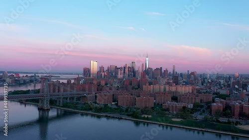 Aerial View on East river