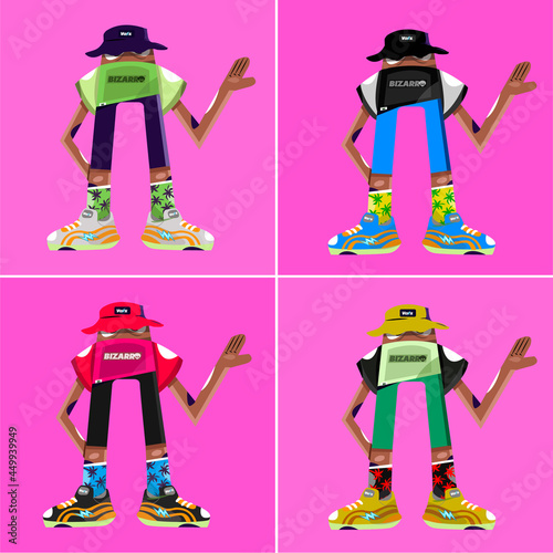 Urban character vector , Ilustración , fashion 