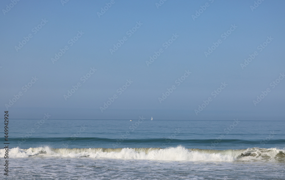 boat on the sea, crashing waves boat on the sea, crashing waves