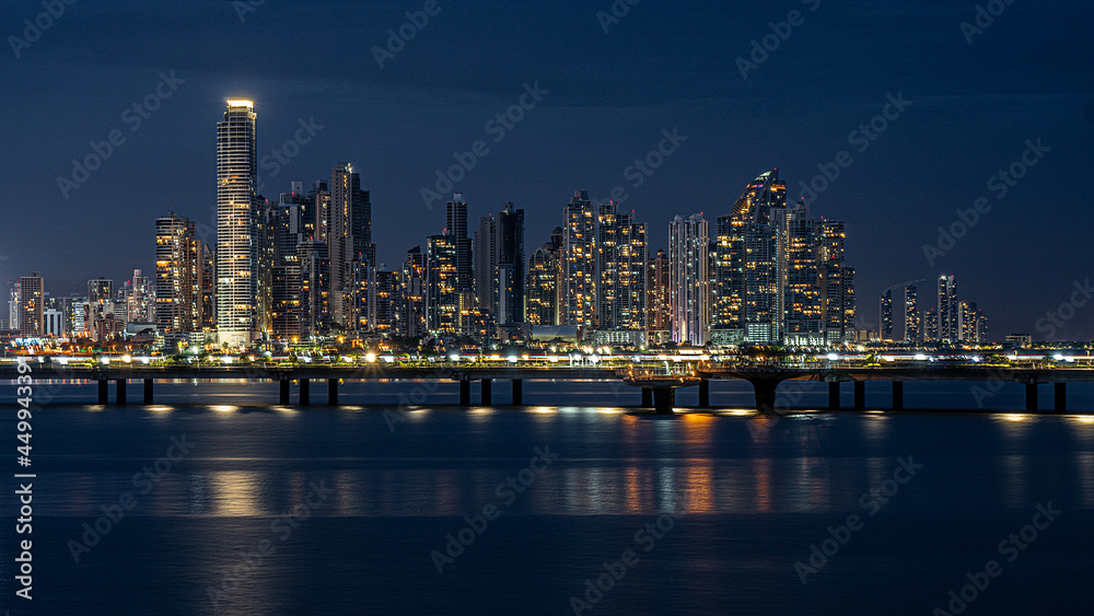 Night in Panama city