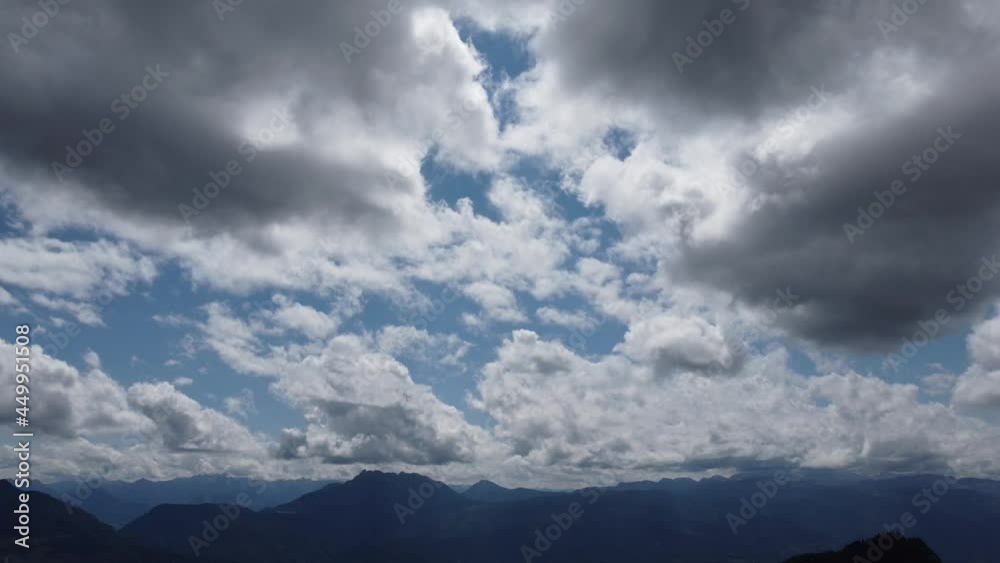 Beautiful sky with clouds for sky replacement - travel photography by drone Beautiful sky with clouds for sky replacement - travel photography by drone