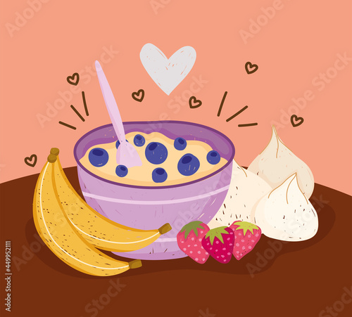 healthy bowl with cereal