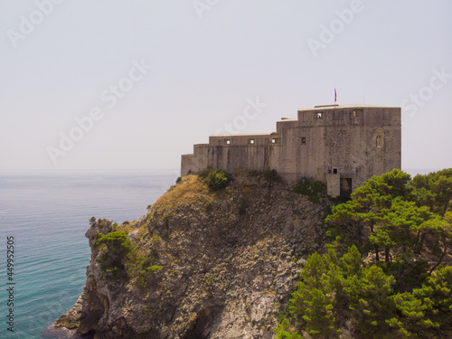 Croatia, Southern Dalmatia, Dubrovnik view on King's Landing harbour