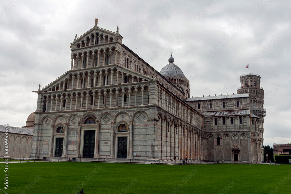 The Pisa Cathedral at Piazza dei Miracoli in Pisa