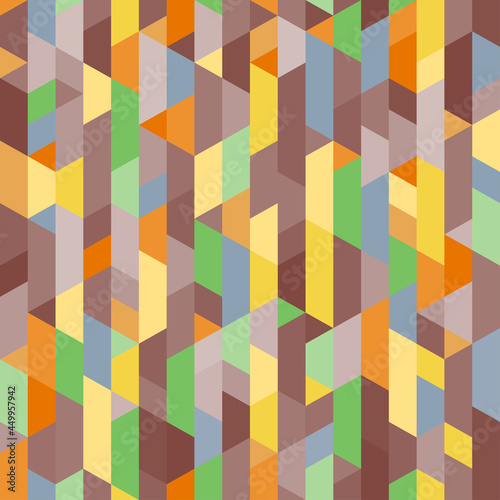 Wallpaper Mural Tile texture. Seamless pattern. Polygonal background. Abstract grid wallpaper. Pretty colors. Print for flyers, posters, t-shirts and textiles. Doodle for design Torontodigital.ca