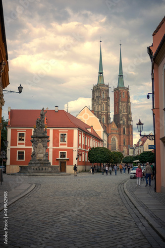 Centrum miasta Wrocław - na Ostrowie Tumskim 