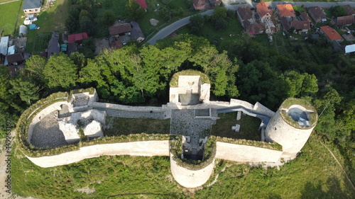 Fortress on the top of the hill. Fortress Bologa photo