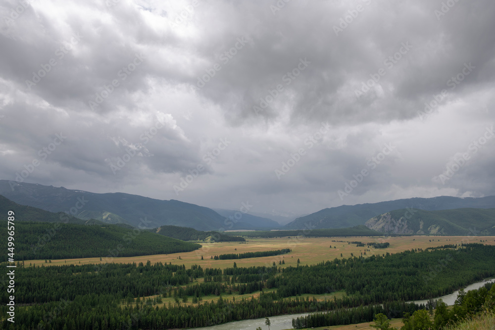 landscape with clouds landscape with clouds