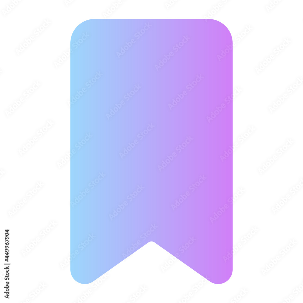 bookmark flat gradient icon