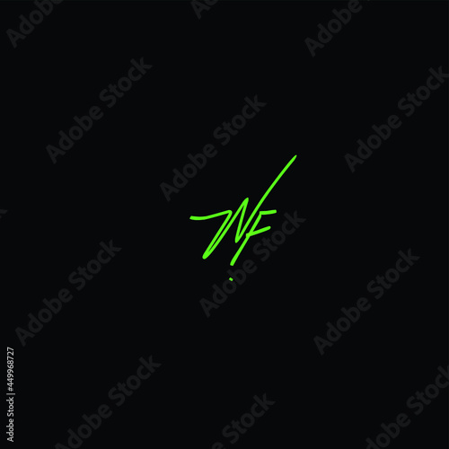 WF handwritten logo for identity