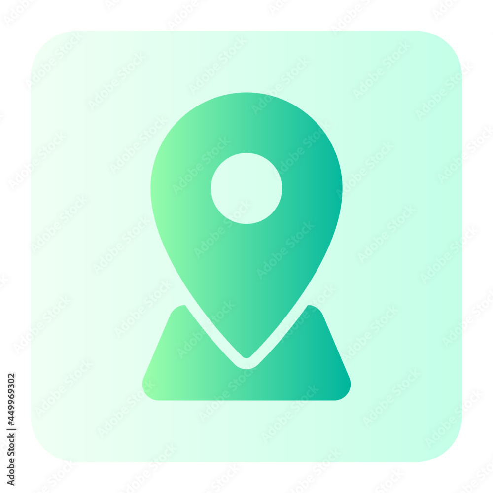 map pin flat gradient icon map pin flat gradient icon