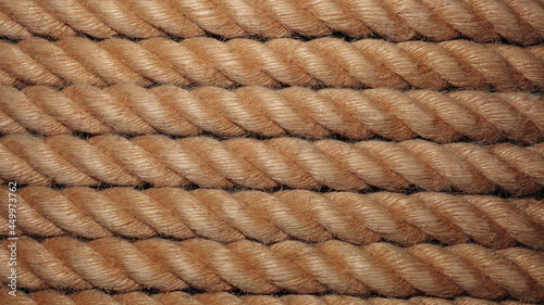 Foto Background of a large number of ropes
