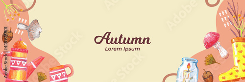 Handdrawn Autumn Banner