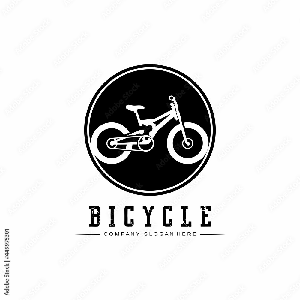 Bike Logo Icon Vector, vehicle for sports, racing, casual, downhill, retro template Bike Logo Icon Vector, vehicle for sports, racing, casual, downhill, retro template