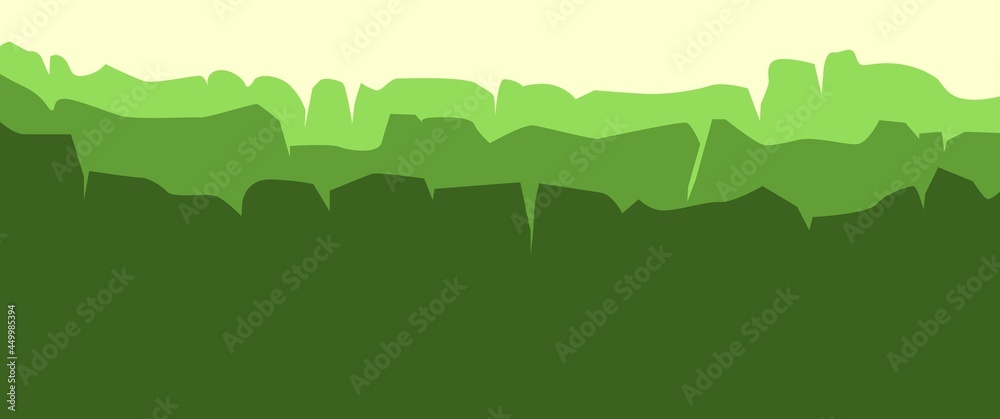 Hill layers landscape vector illustration suitable for background, backdrop design, banner, card.