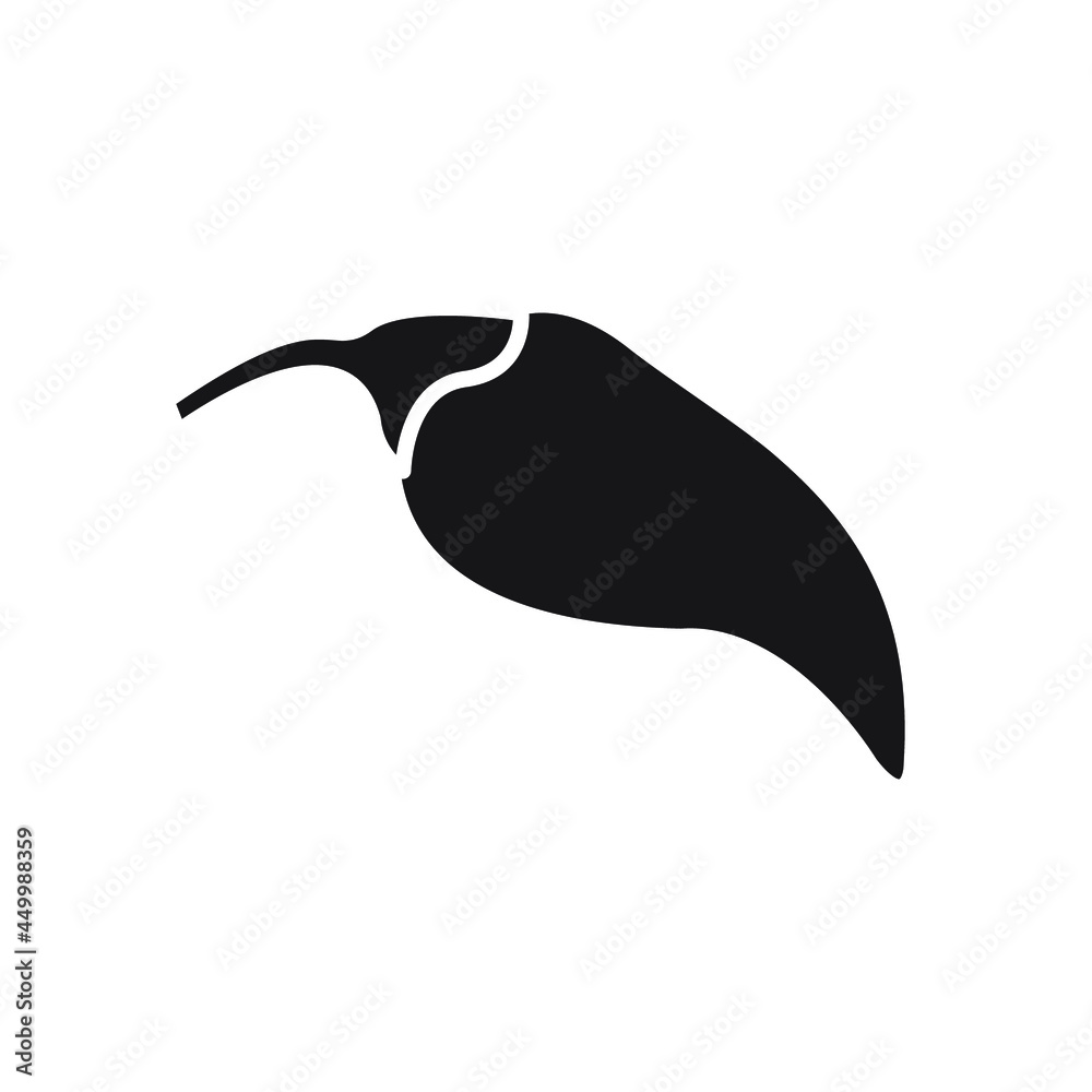 chilli pepper icons symbol vector elements for infographic web
